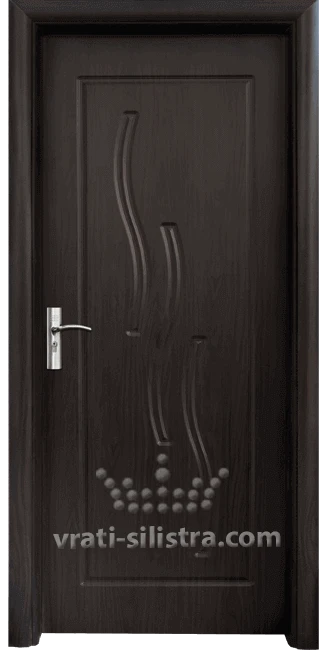 Интериорна HDF врата, модел 014-P Венге