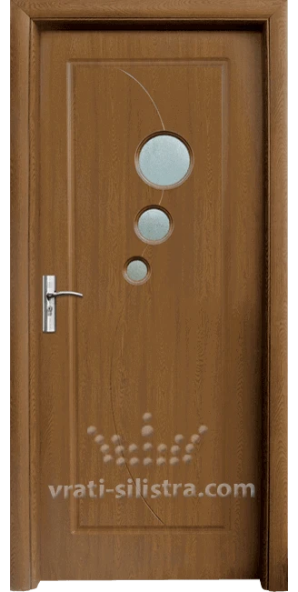 Интериорна HDF врата, модел 017 Златен дъб