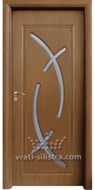 Интериорна HDF врата, модел 056 Златен дъб