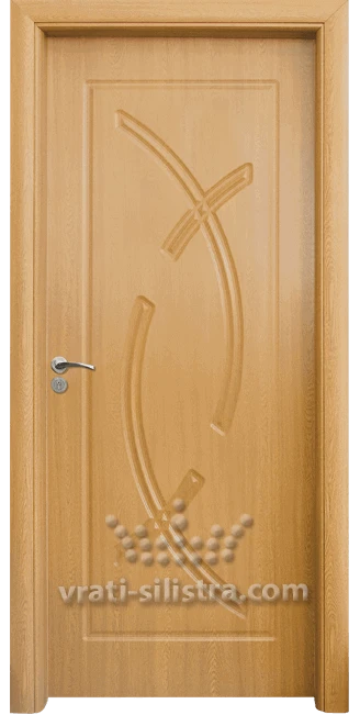 Интериорна врата Стандарт 056-P, цвят Светъл дъб