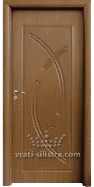 Интериорна врата Стандарт 056-P, цвят Златен дъб