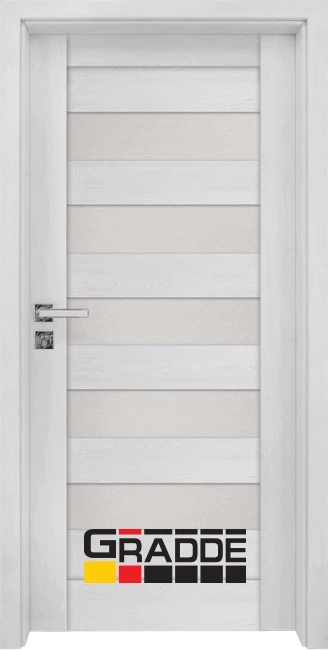 Интериорна врата Gradde Aaven Glas, цвят Сибирска лиственица