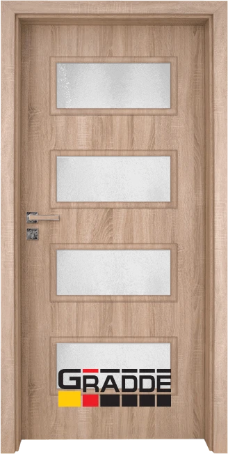 Интериорна HDF врата, модел Gradde Blomendal, Дъб Вераде